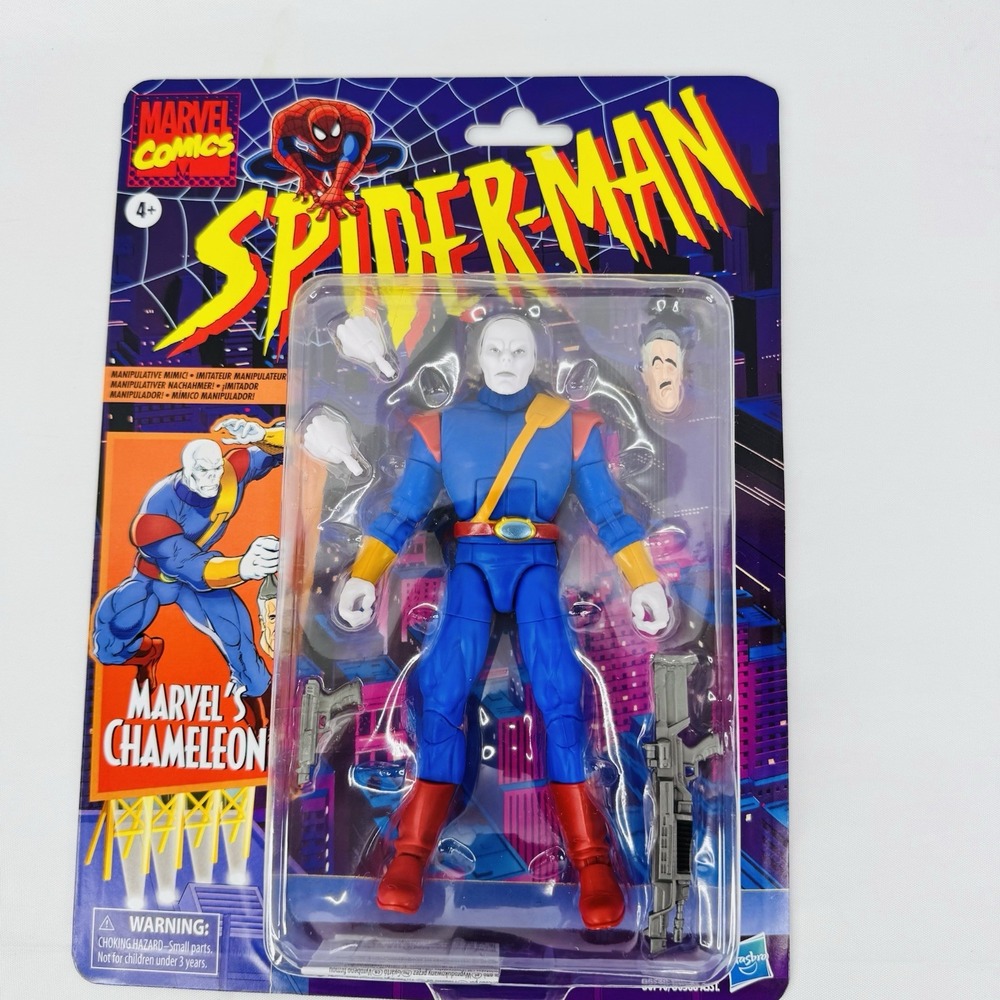Marvel Legends: Spider-Man Retro Chameleon Action Figure‎ New Hasbro